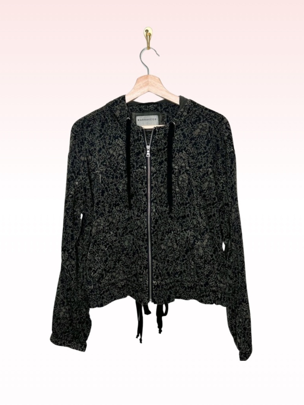 New ANTHROPOLOGIE | MARRAKECH multi print drawstring hoodie jacket (Sz S)